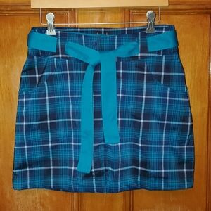 NWOT Nike Dry Fit Golf Convertable Tartan Plaid Skort
